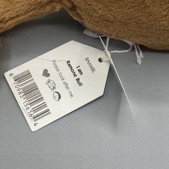 Jellycat Ramone Bull Cow Plush 13" Stuffed Toy Authentic USA Seller NEW - Picture 6 of 7